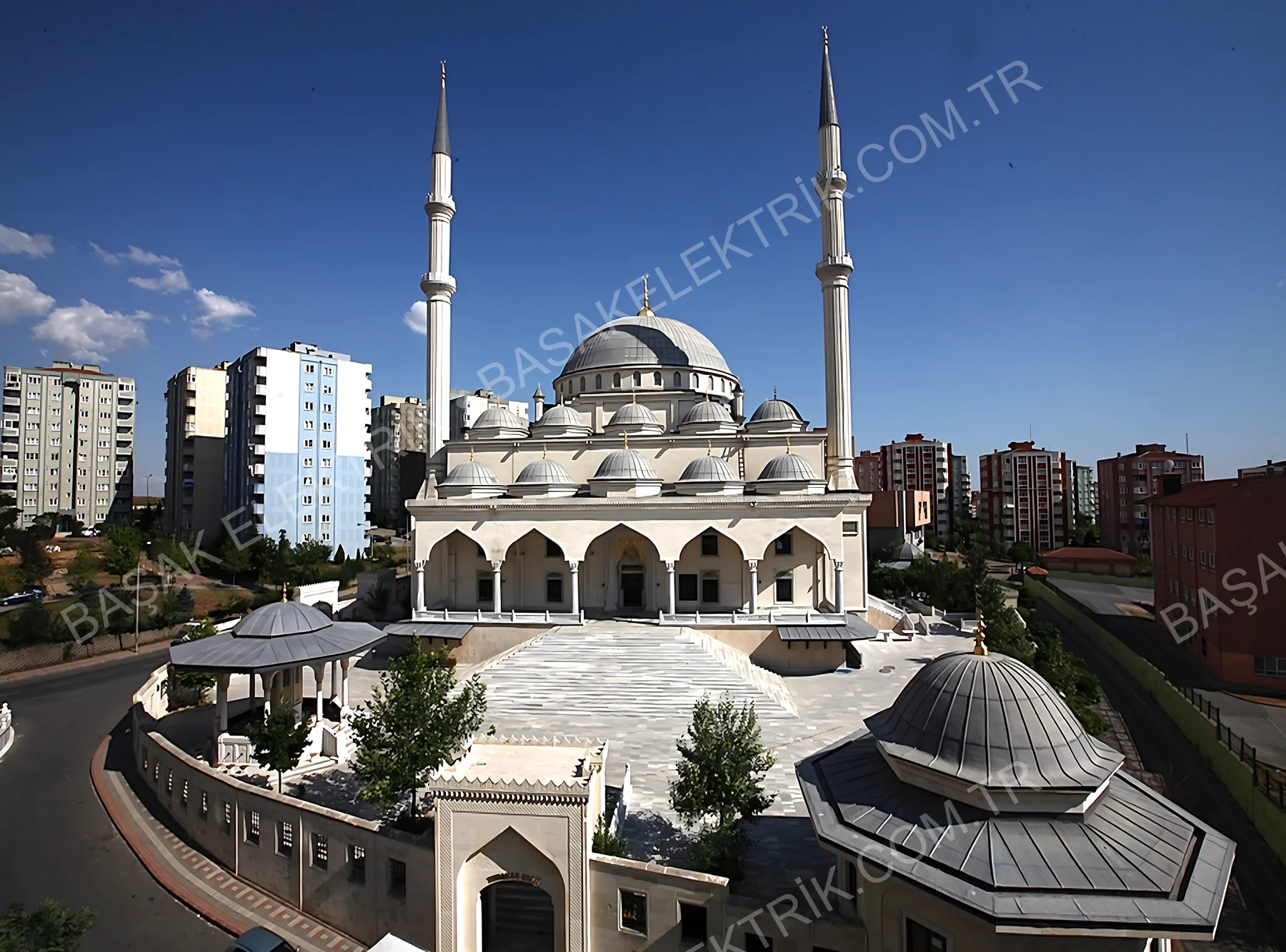KİPTAŞ İKİTELLİ BAŞAK KONUTLARI 1.ETAP CAMİ, İMAM EVİ, ÇARŞI İNŞAATI ÜSTYAPI. ALTYAPI ELEKTRİK İŞLERİ - ATLAS İNŞAAT