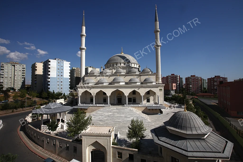 KİPTAŞ İKİTELLİ BAŞAK KONUTLARI 1.ETAP CAMİ, İMAM EVİ, ÇARŞI İNŞAATI ÜSTYAPI. ALTYAPI ELEKTRİK İŞLERİ - ATLAS İNŞAAT