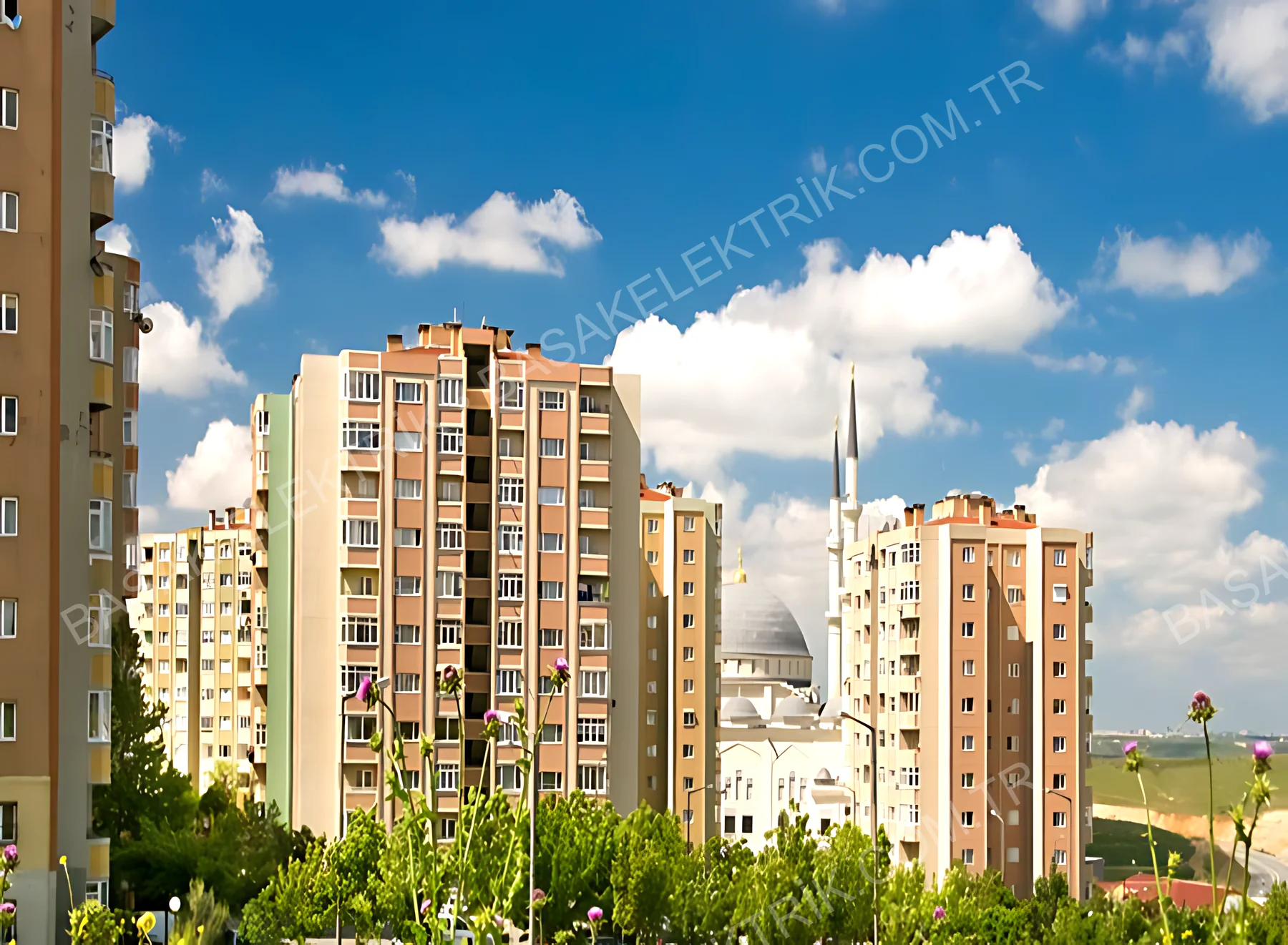 KİPTAŞ İKİTELLİ BAŞAK KONUTLARI 2. ETAP 168 KONUT İNŞAATI ÜSTYAPI VE ALTYAPI ELEKTRİK, PTT İŞLERİ - NUR-AYDIN İNŞAAT