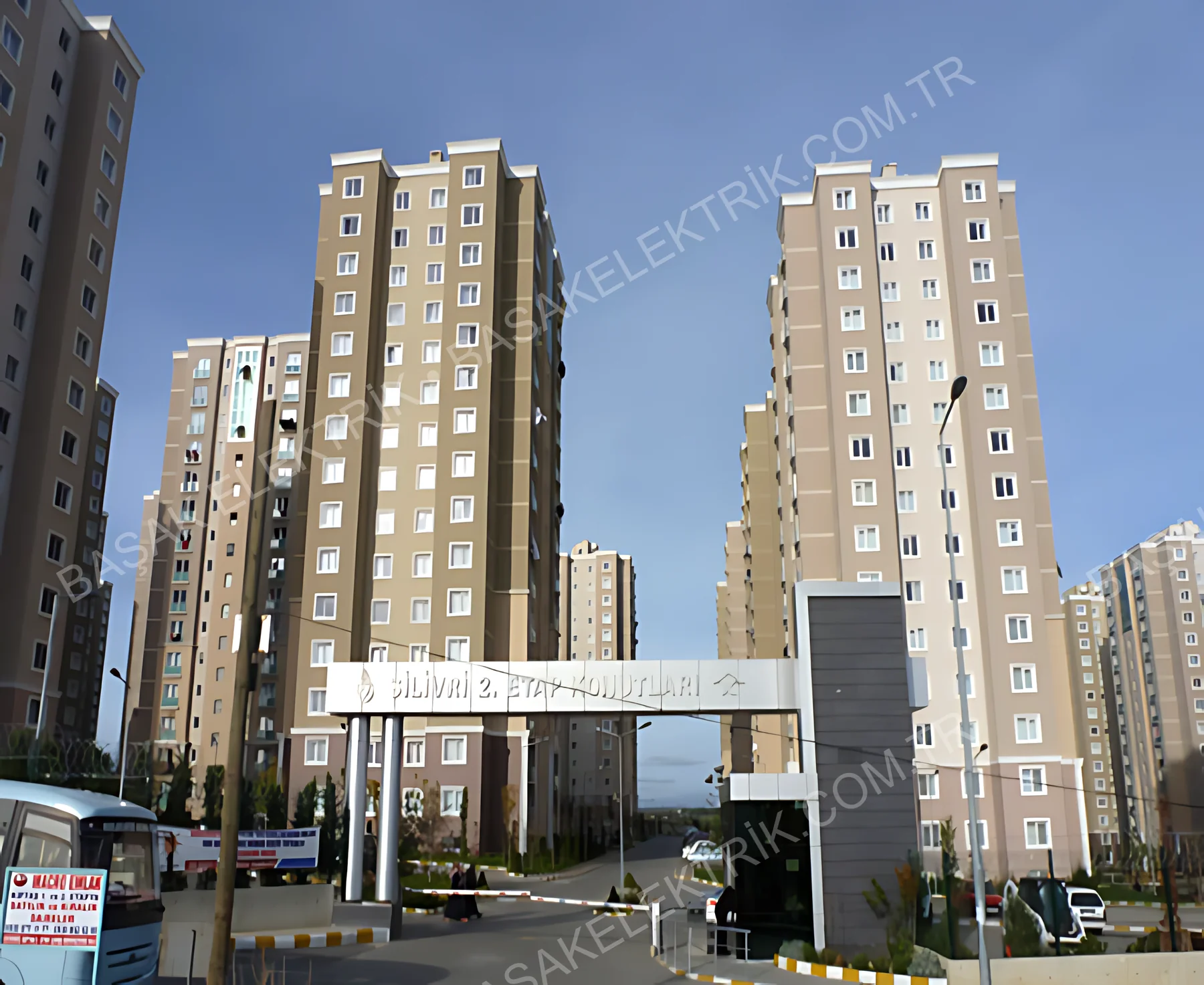 KİPTAŞ SİLİVRİ BAŞAK KONUTLARI 2.ETAP 480 KONUT İNŞAATI ÜSTYAPI ELEKTRİK İŞLERİ - MİNA İNŞAAT